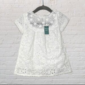 Jacadi Crochet Eyelet Dress
